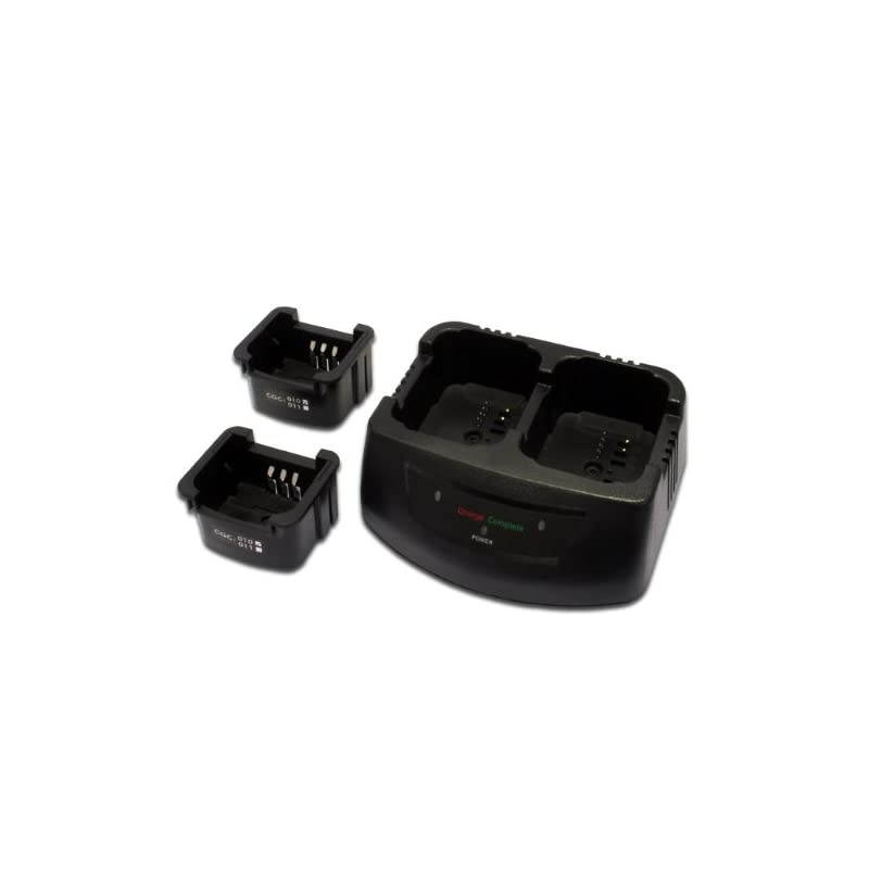 Power RC MINI200+RBPOD-mini-K45L 2-Way Radio Tri-Chemistry Dual Charger for Kenwood Radio Batteries (Black)