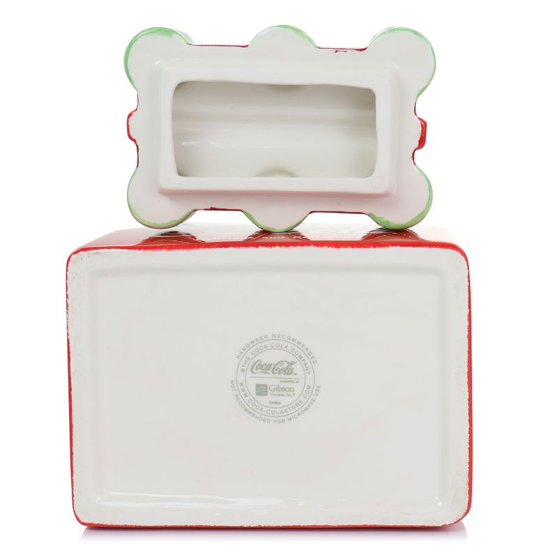 Coca-Cola Six Pack Durastone Snack Jar with Lid