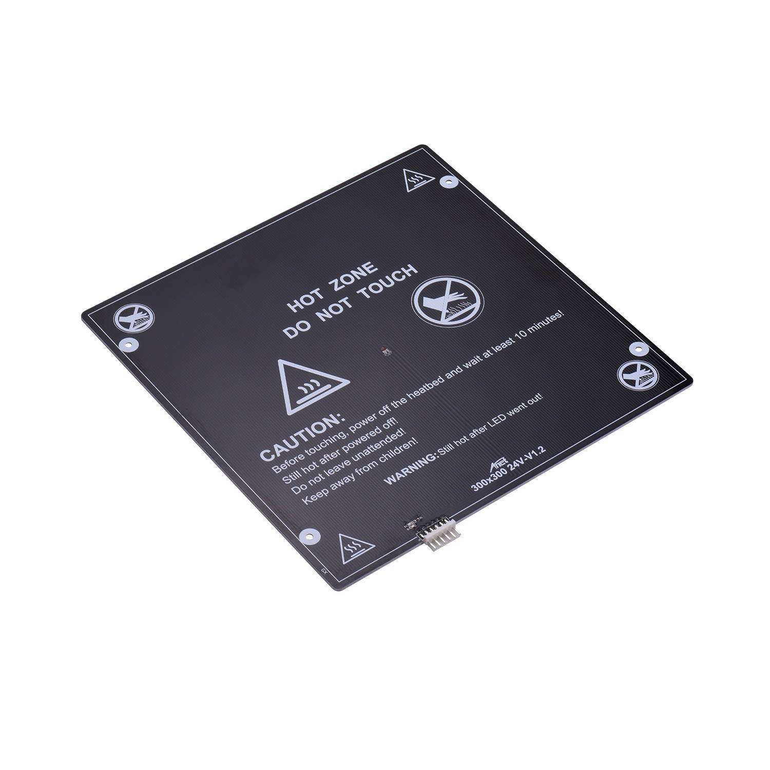 Aibecy 24V Aluminum Heated Bed 300*300*3mm Hotbed Plate Heatbed Platform with Wire Cable Compatible with Anet E16/A8 Plus 3D Printer