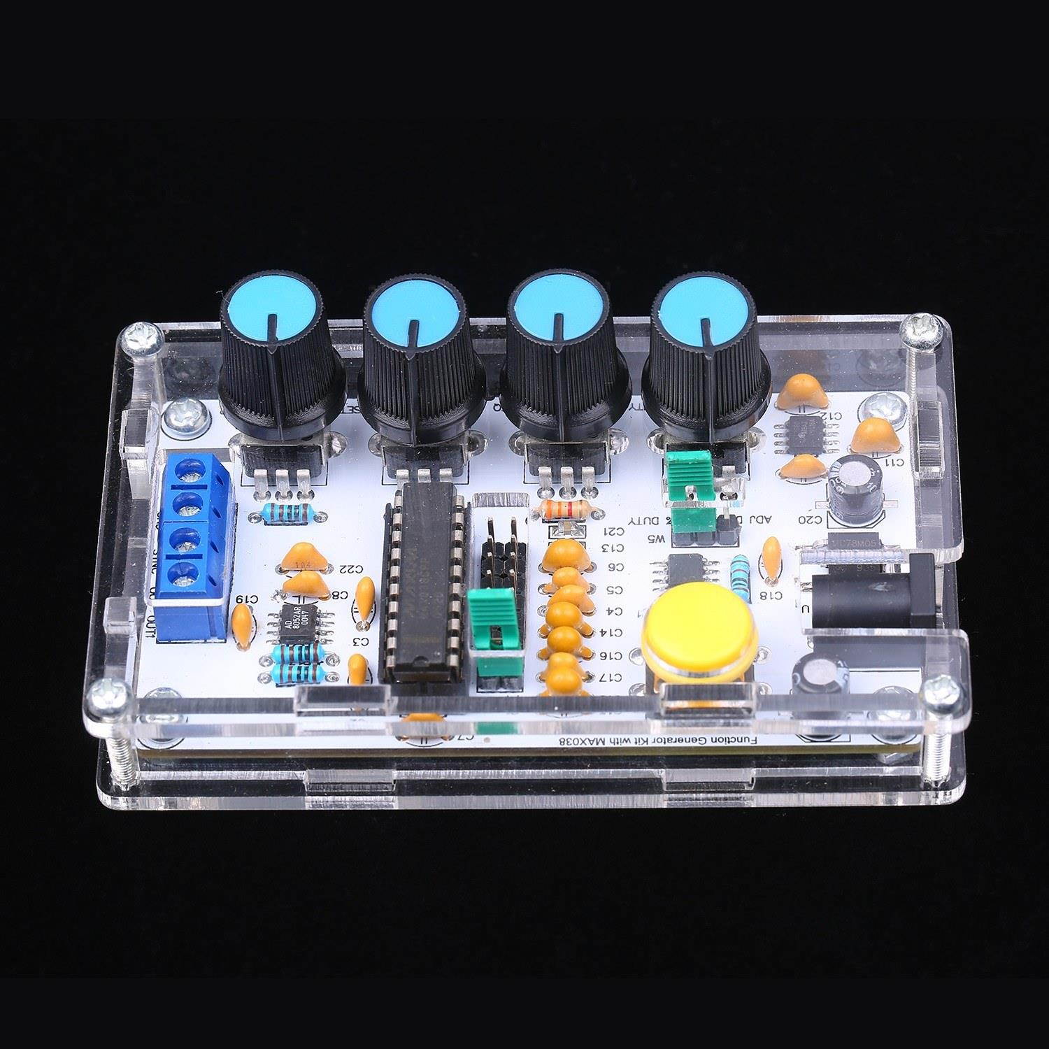 MAX038 Signal Generator DIY Kit 1Hz~20MHz Function Generator High-speed op-amp Generator Sine/Triangle/Rectangular/Sawtooth
