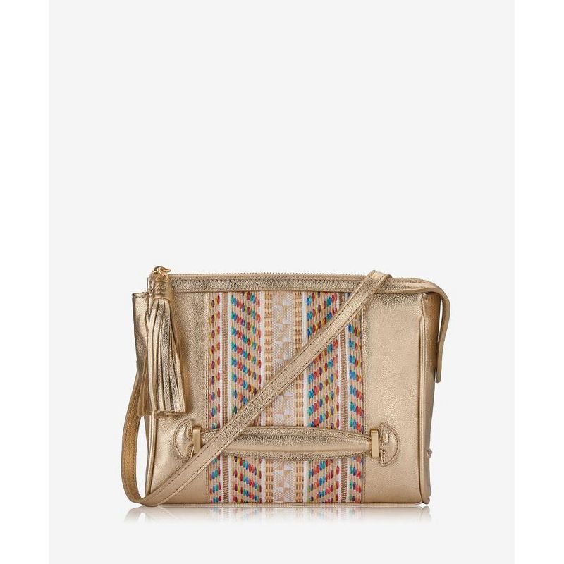 GiGi New York Gold Dana Crossbody Bag