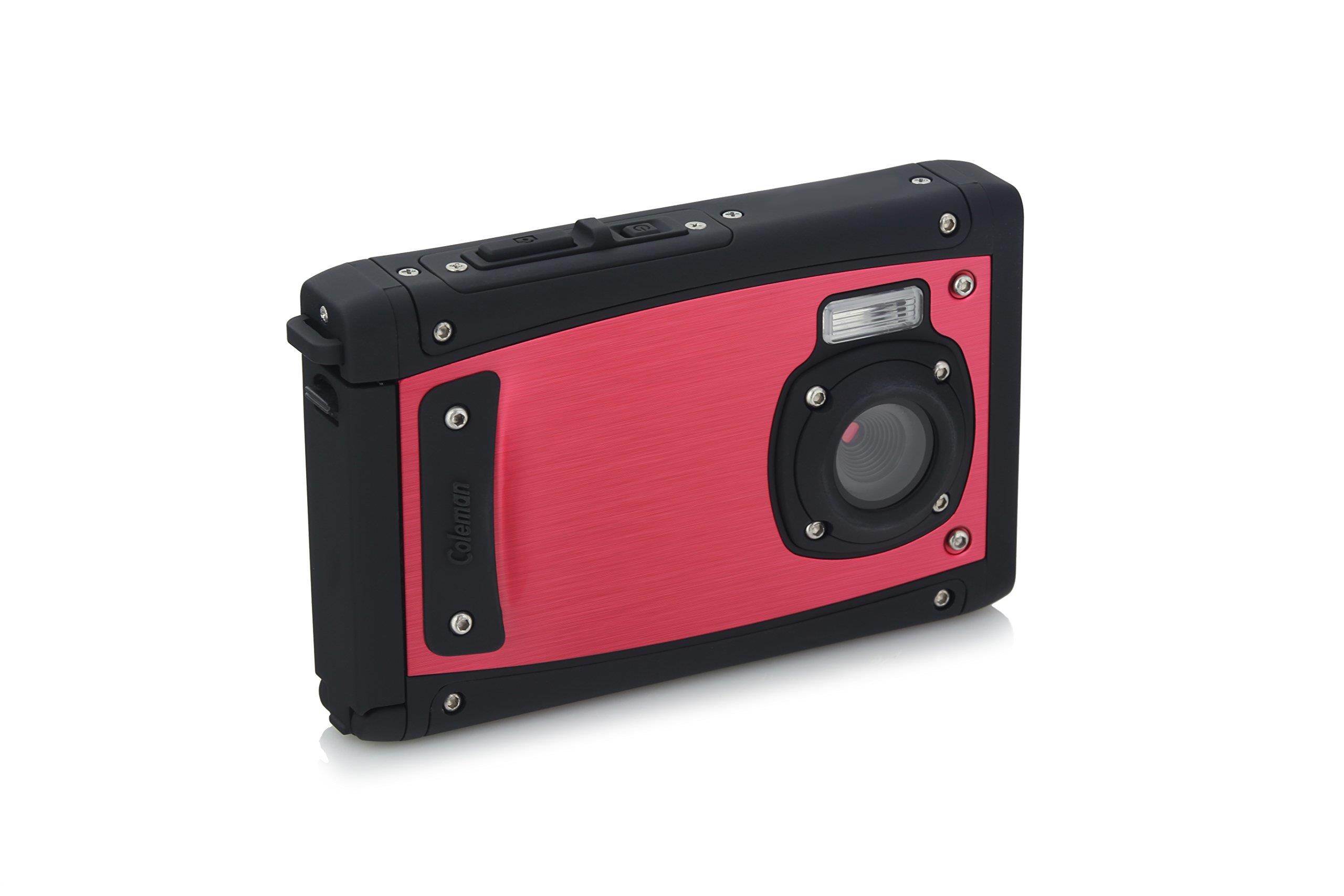 Coleman Venture HD C40WP Shock & Waterproof Digital Camera (Red)