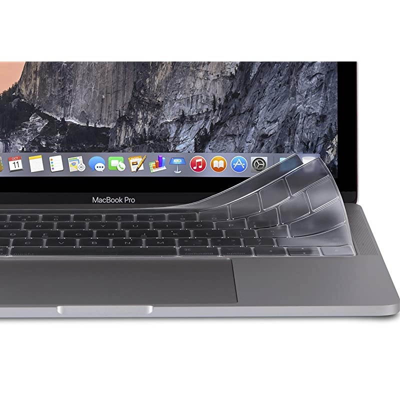 ClearGuard Keyboard Protector for MacBook Pro 15 MacBook Pro 13 20162019US Layout 01 mm Thin Washable Reusable NonToxic High Transparency for MacBook Pro 1513