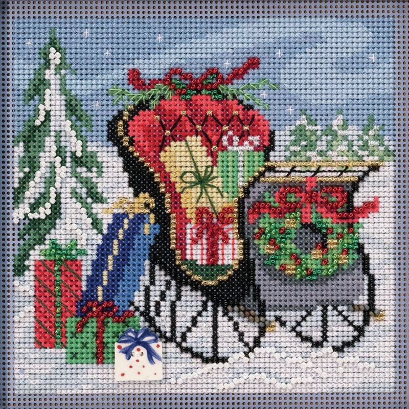 Mill Hill Buttons & Beads Counted Cross Stitch Kit 5"X5"-Special Delivery (14 Count)