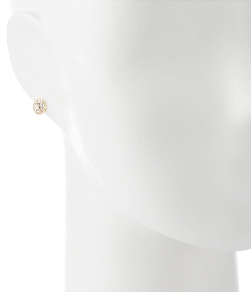 Givenchy Gold Silk Pave Neck and Earring Set