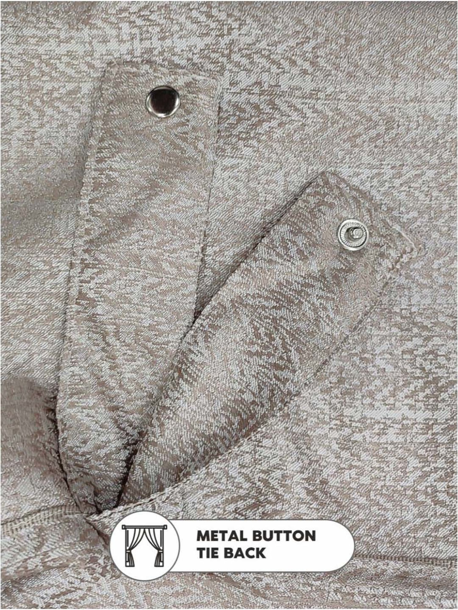 Bianca D`ROMANIO Silver Faux Silk 9 Ft. Long Door Curtain - Set of 2