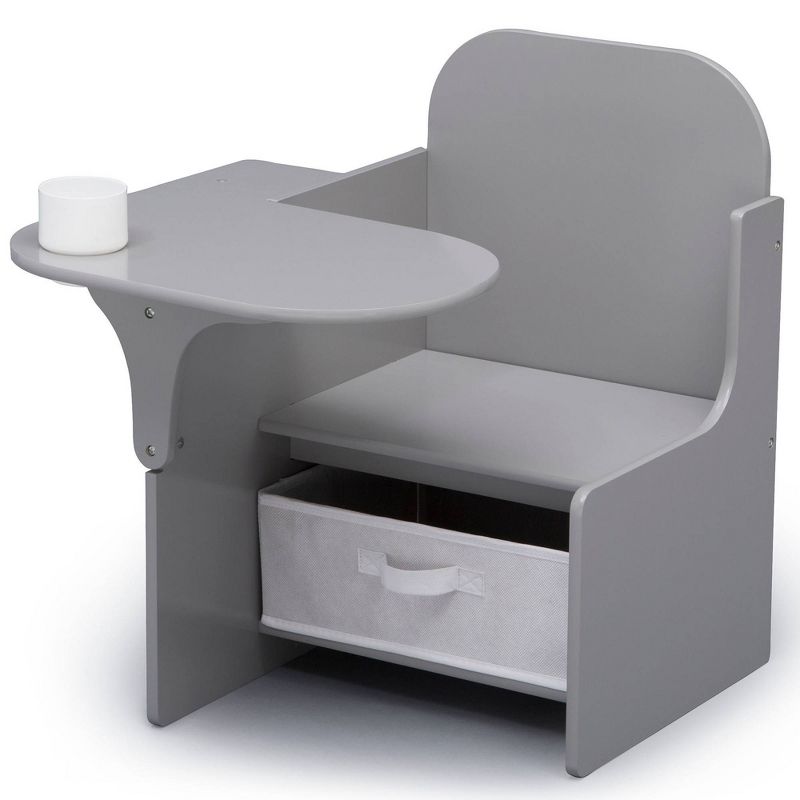 Delta Children MySize Chair Desk With Storage Bin - Gray
