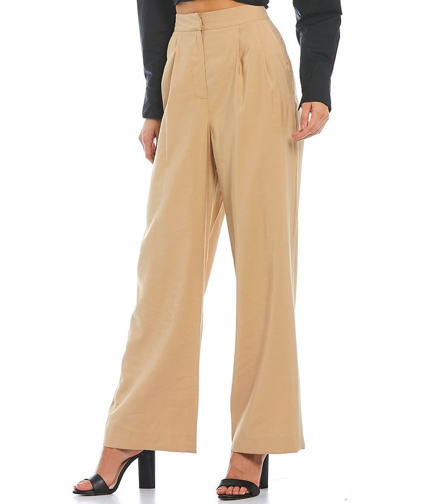 Gianni Bini High Rise Full length Wide Leg Gaucho Pants