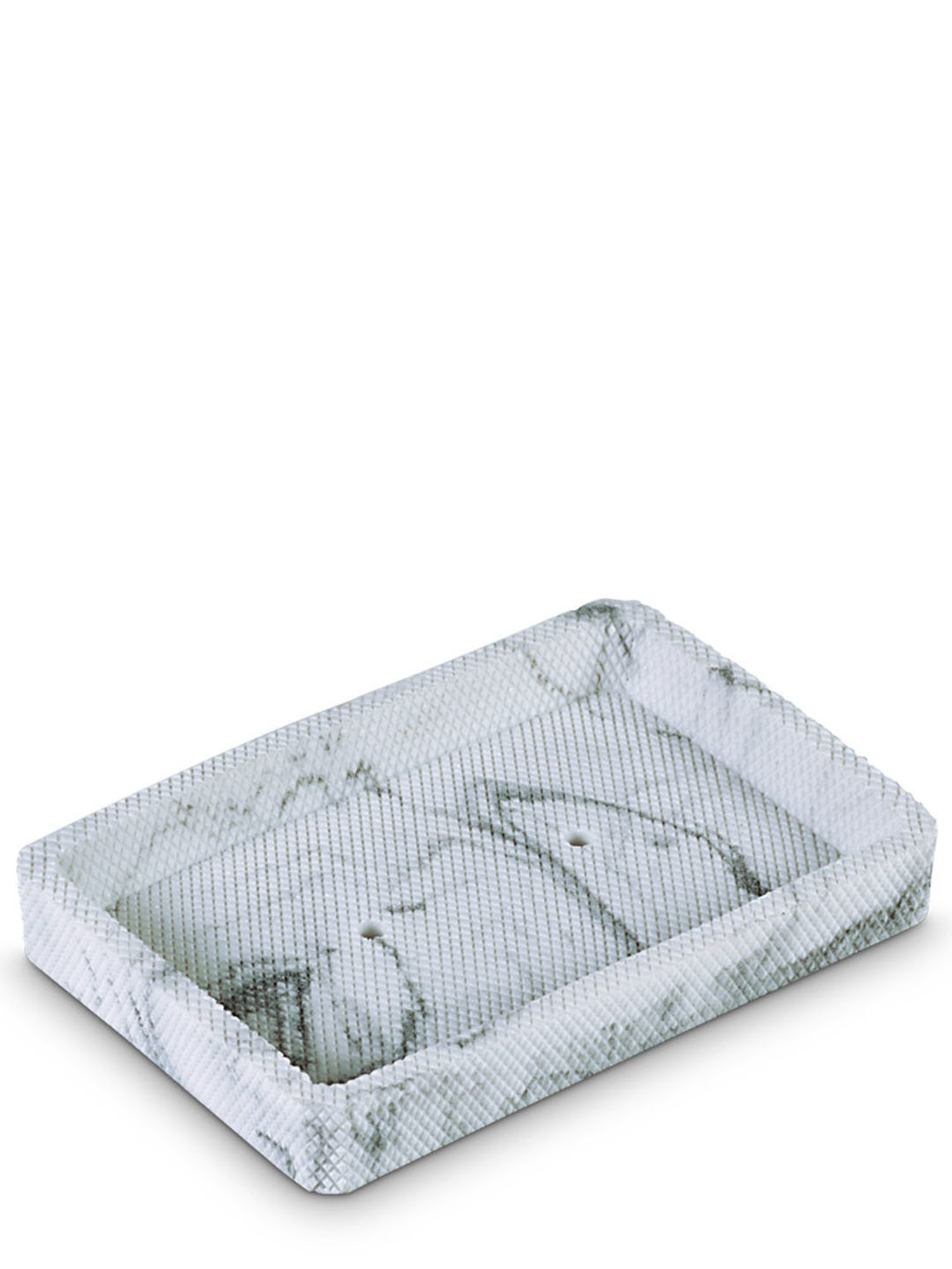 Freelance White Polyresin Set of 1 Soap Dishes