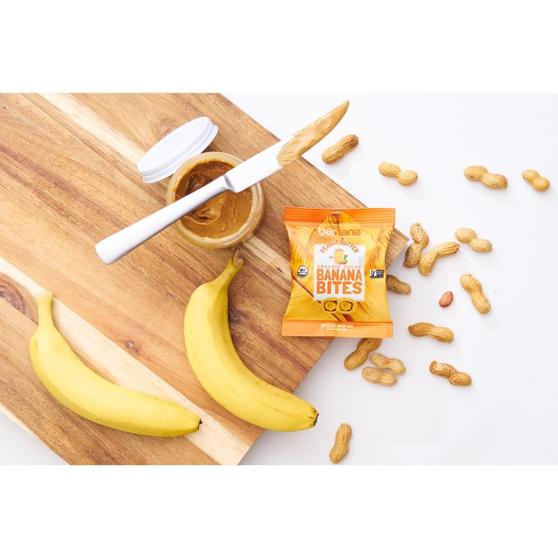 Barnana Organic Peanut Butter Chewy Banana Bites - 3.5oz