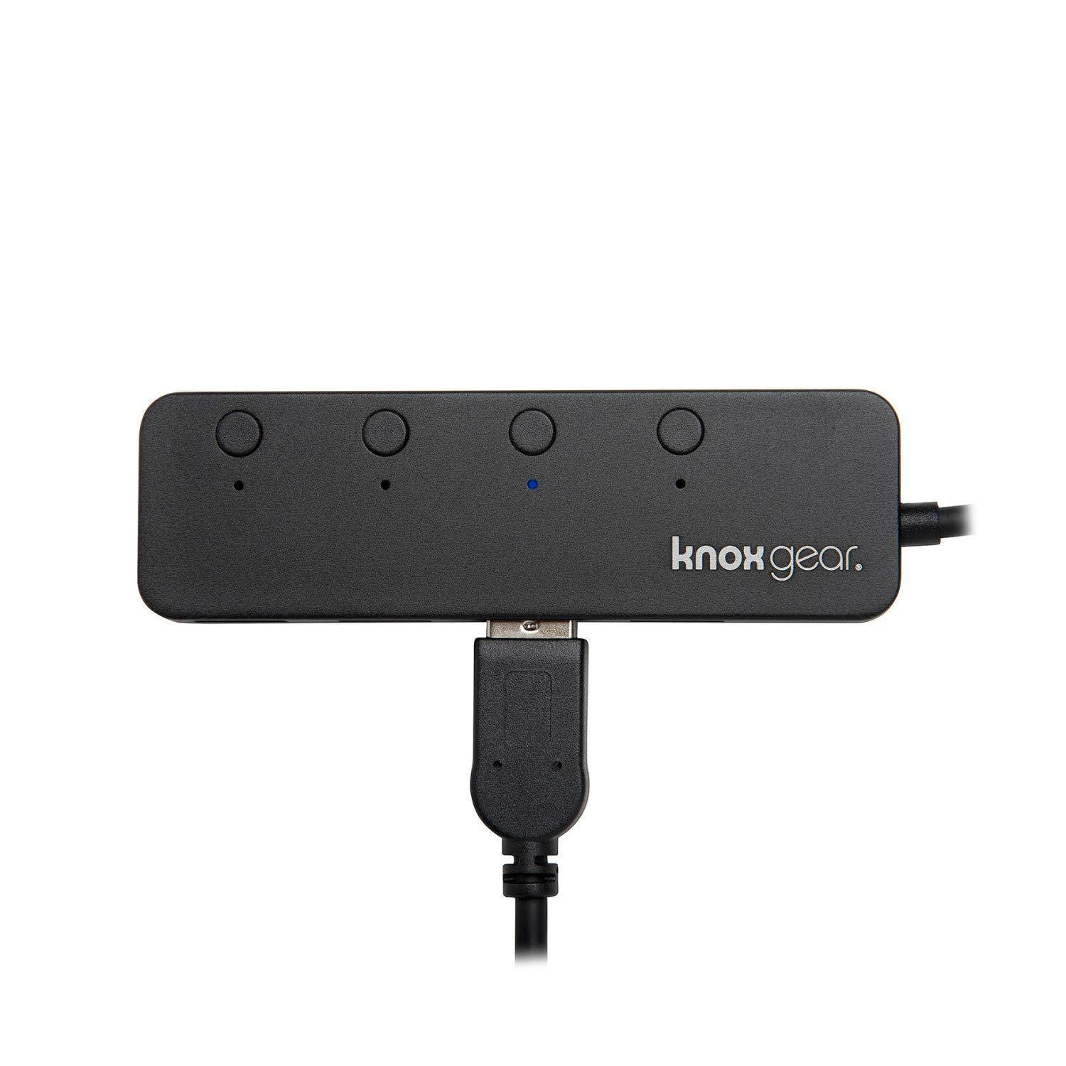 blue microphones yeti usb microphone satin red with knox gear pop filter and 3.0 4 port usb hub bundle