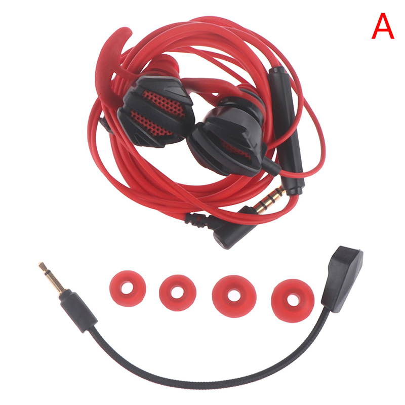 1.2m Wired Earphone Gaming Earbuds E-Sports Noise Cancelling In-Ear Earphones
