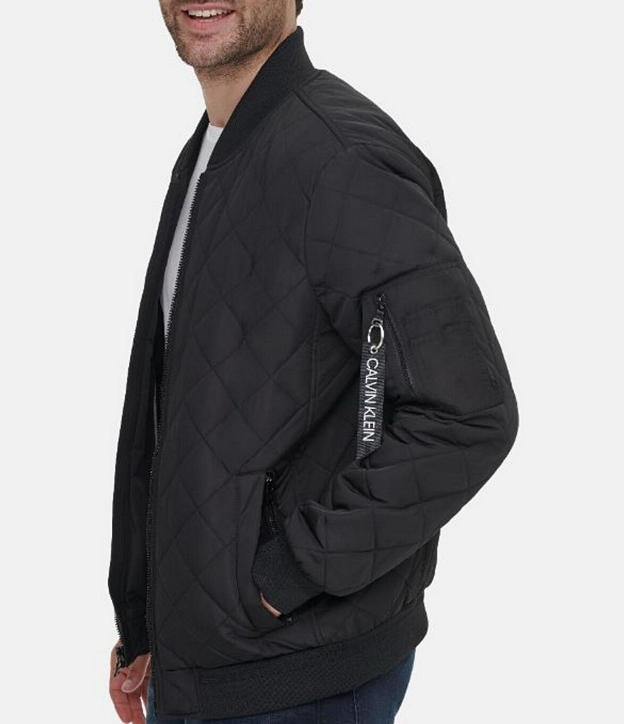 Calvin Klein Quilted Baseball Bomber Jacket