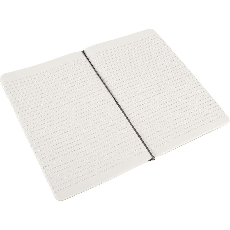 Moleskine Classic Softcover Notebook Ruled 8 1/4 x 5 Black Cover 192 Sheets MSL14