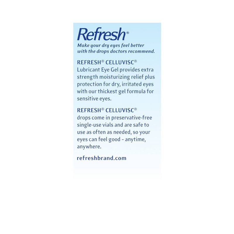 Refresh Celluvisc Lubricant Eye Drops - 30ct