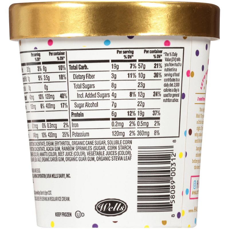 Halo Top Birthday Cake Ice Cream - 16oz