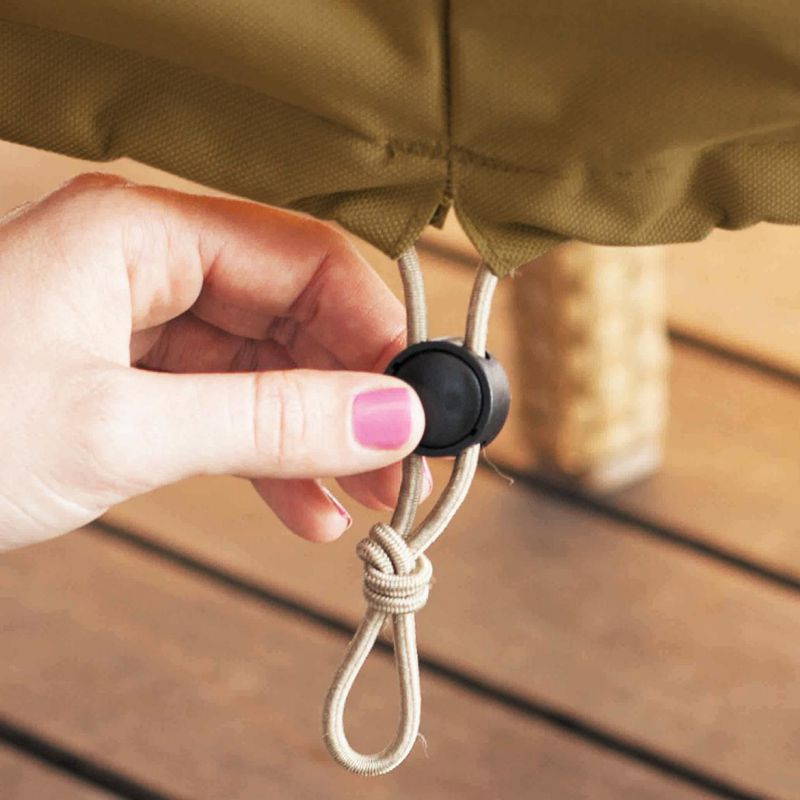 Classic Accessories Veranda Patio Cart BBQ Cover - Pebble/Barn/Earth - Large