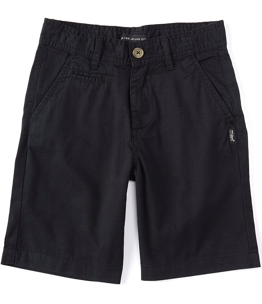 Silver Jeans Co. Big Boys 8-16 Classic Flat-Front Shorts