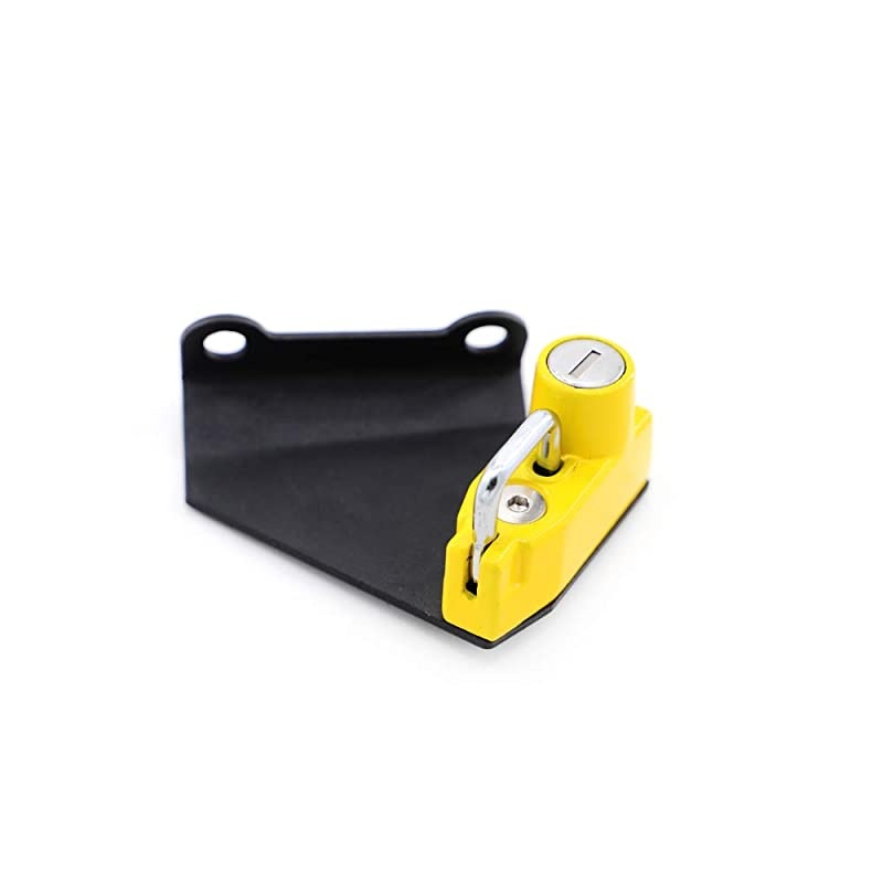 Motorcycle Helmet Lock Anti-Theft Helmet Security Locks Compatible with YZF-R1/M 2015-Newer, YZF-R6 2017-Newer-Yellow