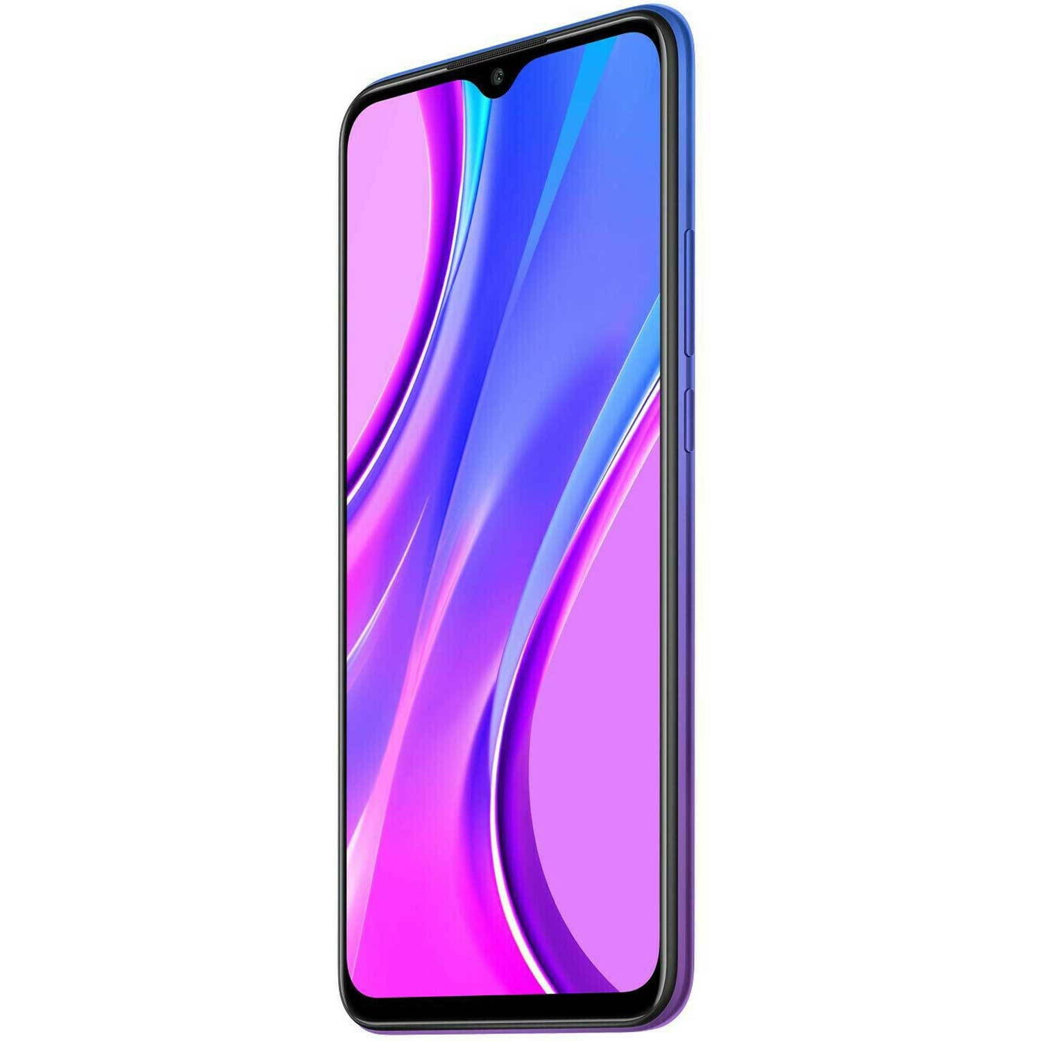 Xiaomi Redmi 9 64GB + 4GB RAM Dual SIM GSM Factory Unlocked 4G LTE 6.53 in Full HD + Display AI Quad Camera Smartphone - Sunset Purple  - International Version