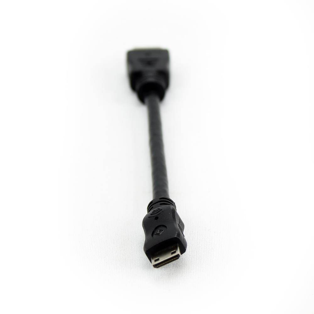HDMI M to Mini HDMI M Cable- 6 inch