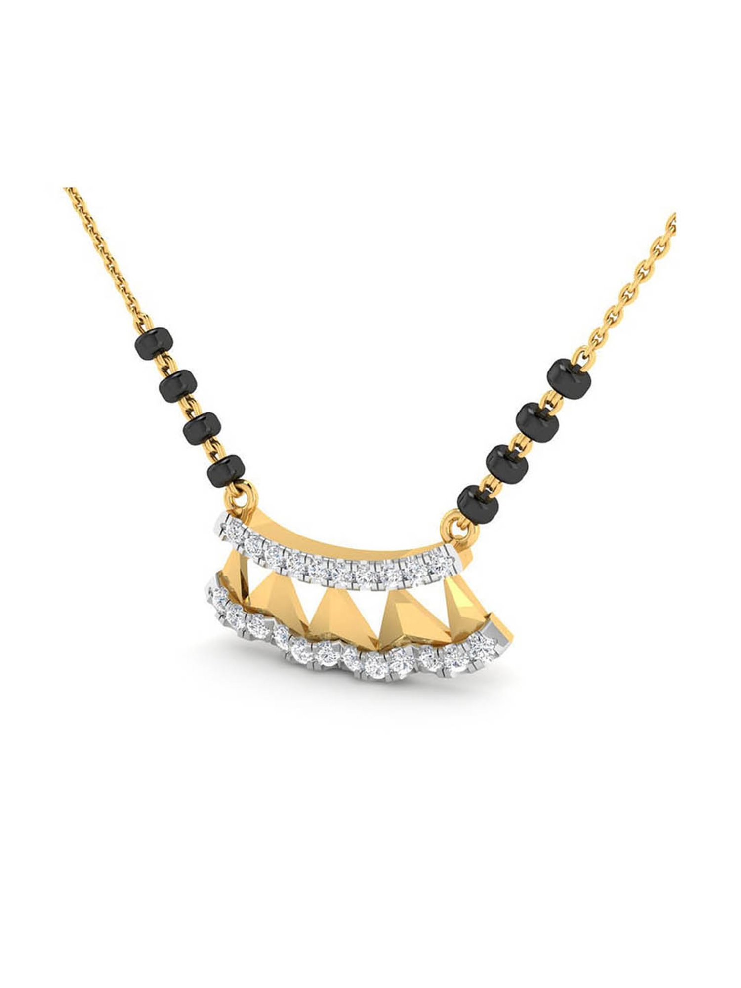 Waman Hari Pethe Jewellers 18k Gold & Diamond Mangalsutra for Women