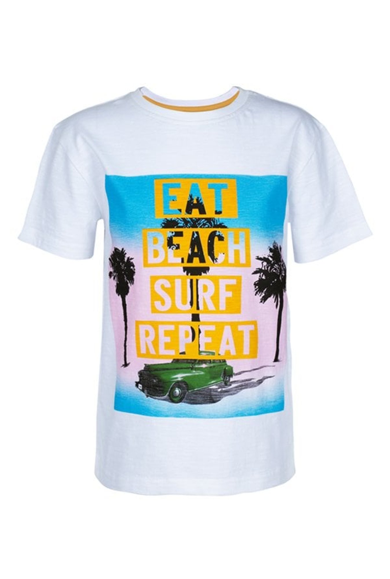 Superyoung Boys White Printed T-Shirt