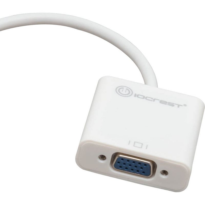 IO Crest Active HDMI to VGA Adapter with Audio Support Via 3.5mm Jack (SY-ADA31044)