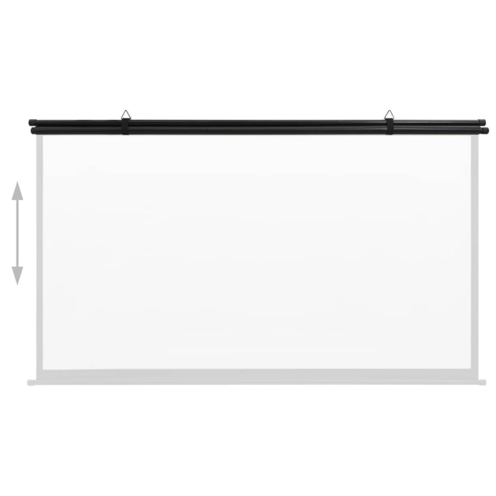 vidaXL Projection Screen 72" 16:9 Home Theater Screen Office Presentation