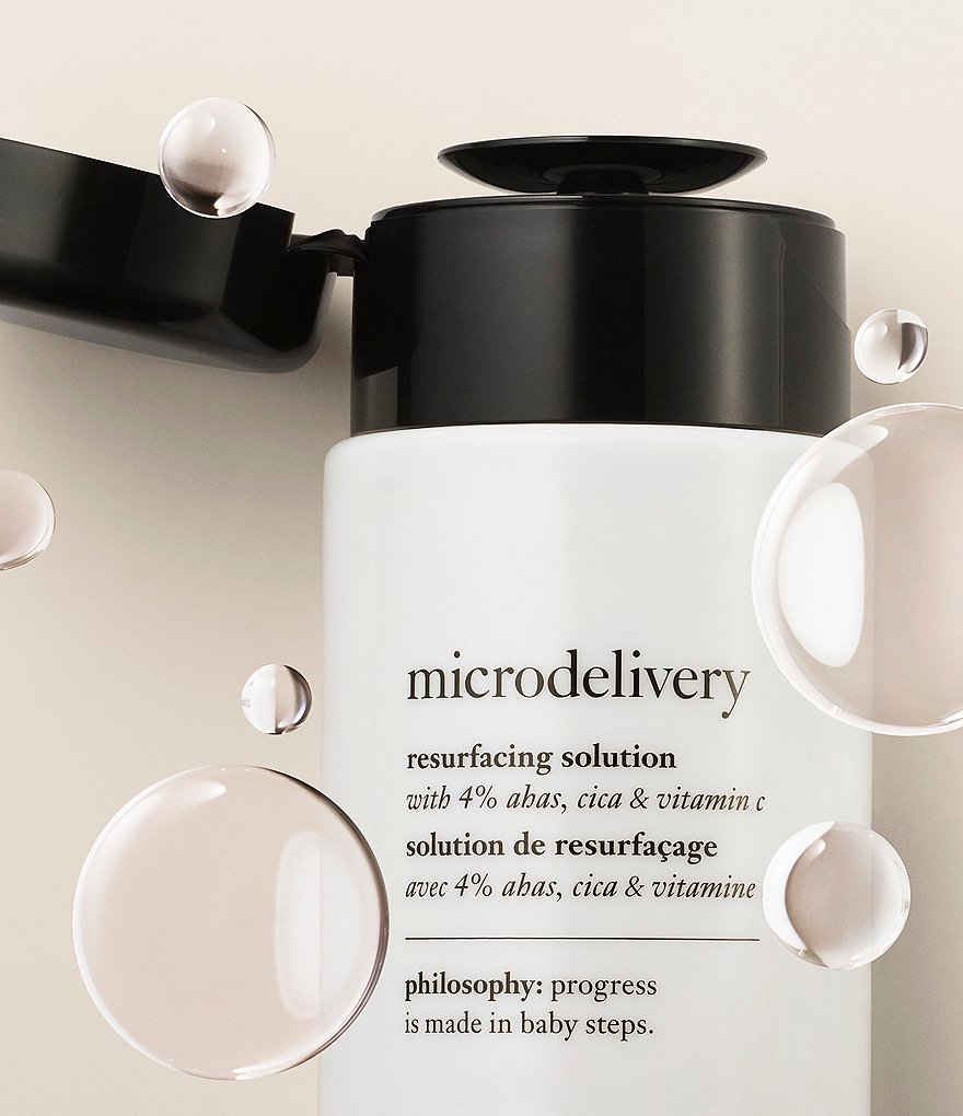 philosophy Microdelivery Resurfacing Solution with 4% Ahas, Cica and Vitamin C