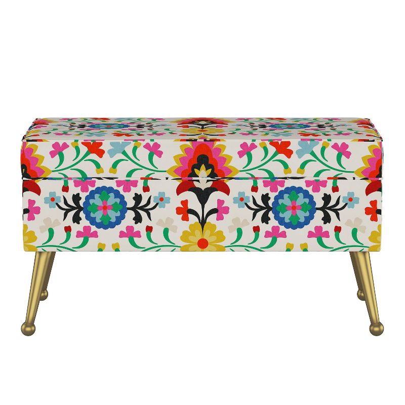 Jayda Storage Bench with Splayed Alejandra - Opalhouse™
