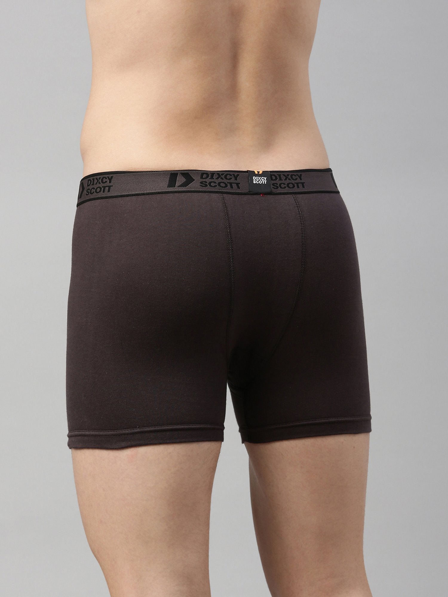 Dixcy Scott Originals Dark Grey Cotton Trunks - Pack of 3