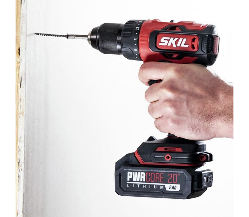 Skil DL529303 PWRCore 20 20V Brushless Lithium-Ion 1/2 in. Cordless Drill Driver Kit (2 Ah)