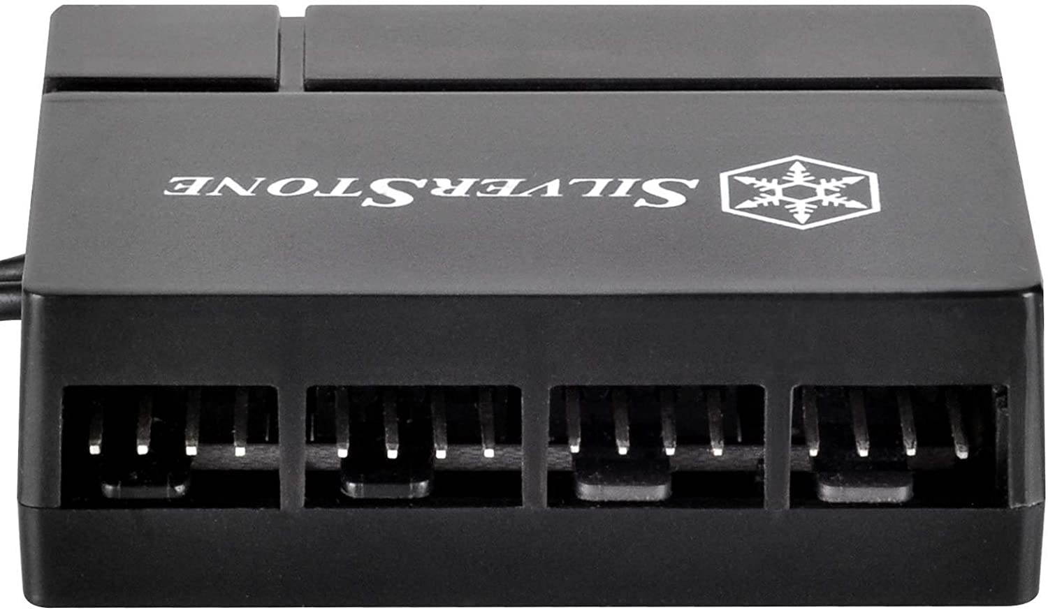 1-to-8 PWM connectors Silverstone 8-Port PWM Fan Hub/Splitter for 4-Pin & 3-Pin Fans in Black (Newest Version)