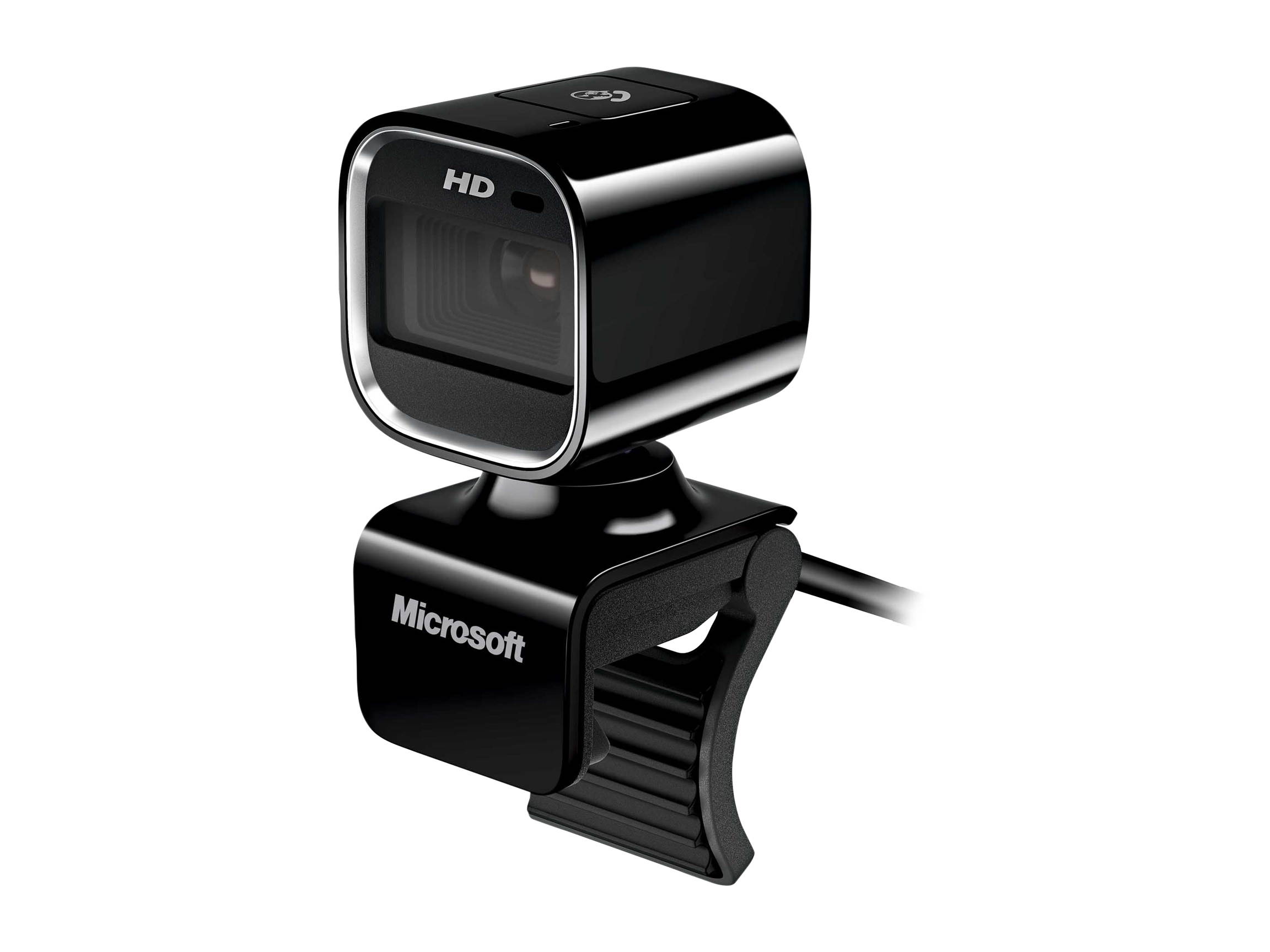 Microsoft 7PD-00001 LifeCam HD-6000 for Notebooks WebCam- Coal Black