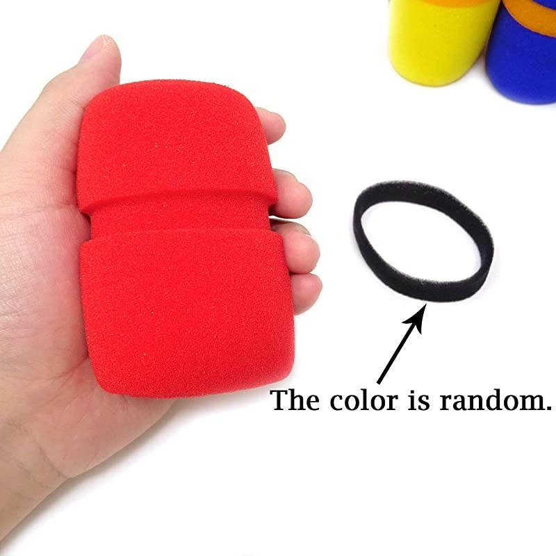 5PCS Handheld Foam Microphone Windscreen for Stage Home Bar Interview Conference