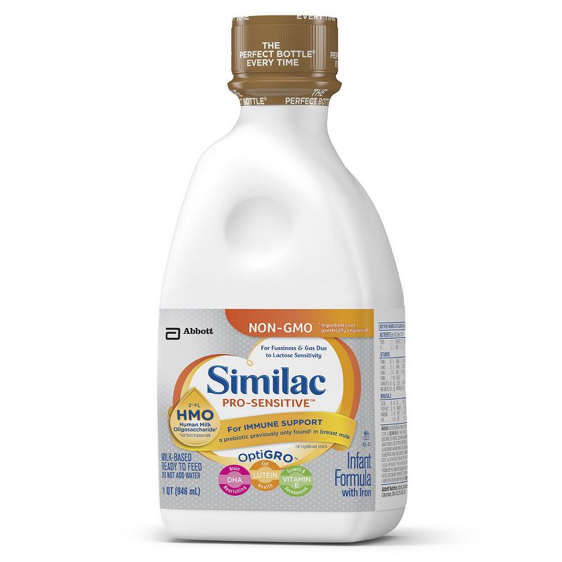 Similac Pro-Sensitive Non-GMO Infant Formula with Iron Ready-to-Feed - 32 fl oz
