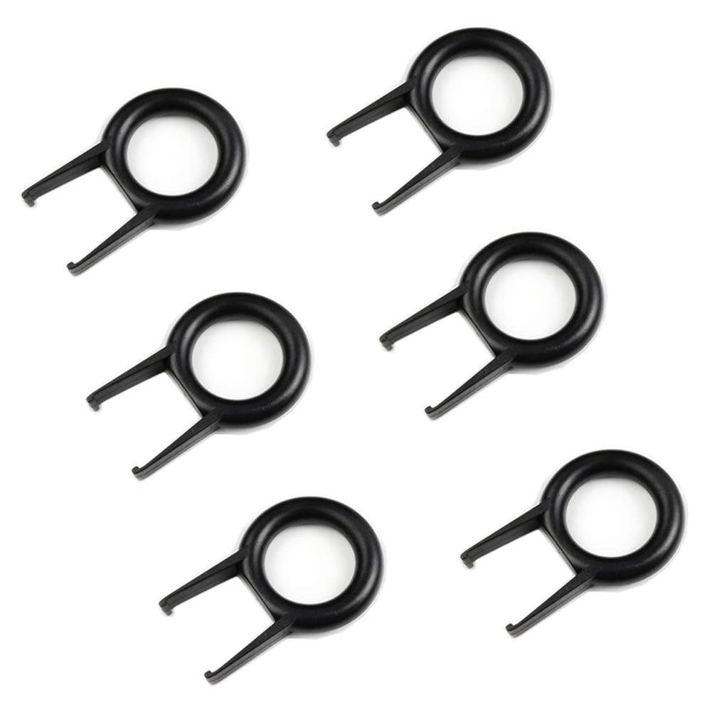 6 Pieces Mechanical Keyboard Keycap Puller Key Puller Key Cap Remover Keyboard Fixing Tool for Mechanical Keyboard, Black
