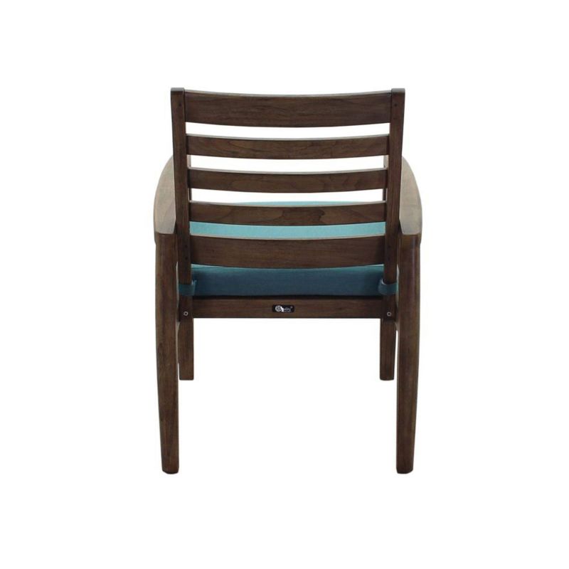 Avalon FSC Teak 7pc 84" Rectangular Dining Set - Heather Gray - Courtyard Casual