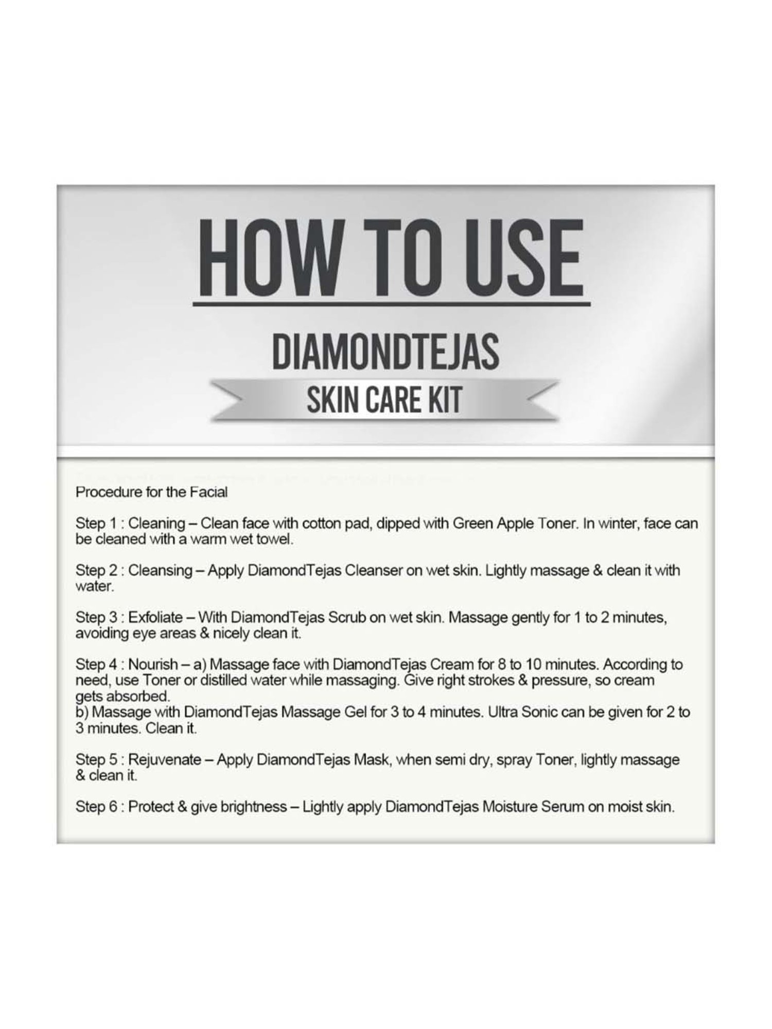 VEDIC LINE Diamond Tejas Facial