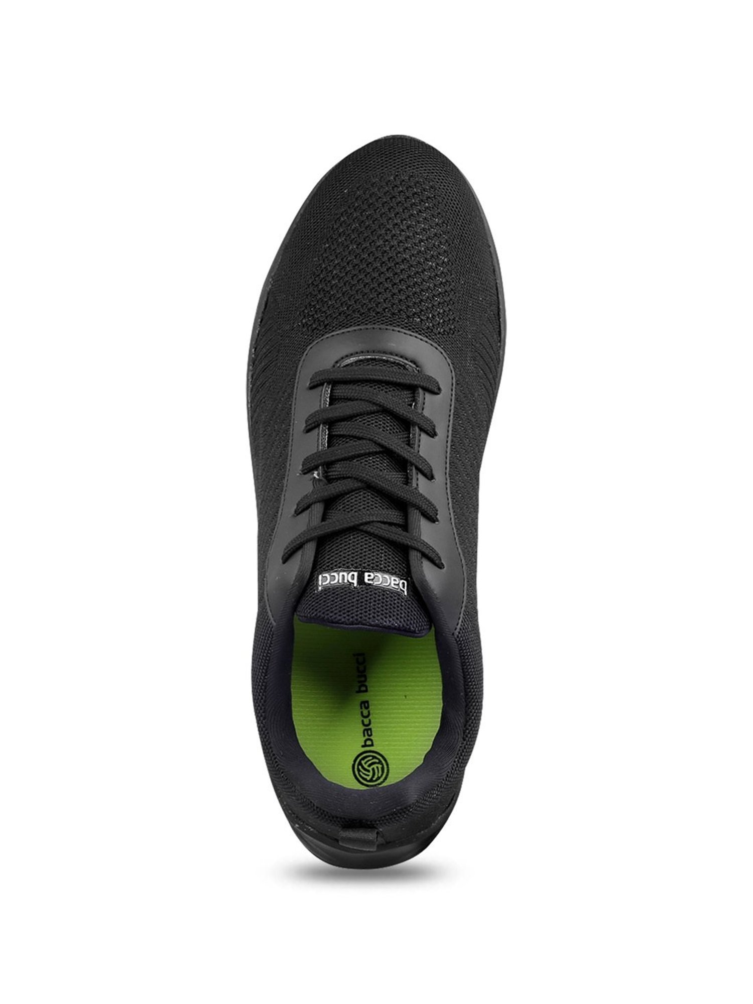 Bacca Bucci Men's PROJECT PLUS Black Running Shoes