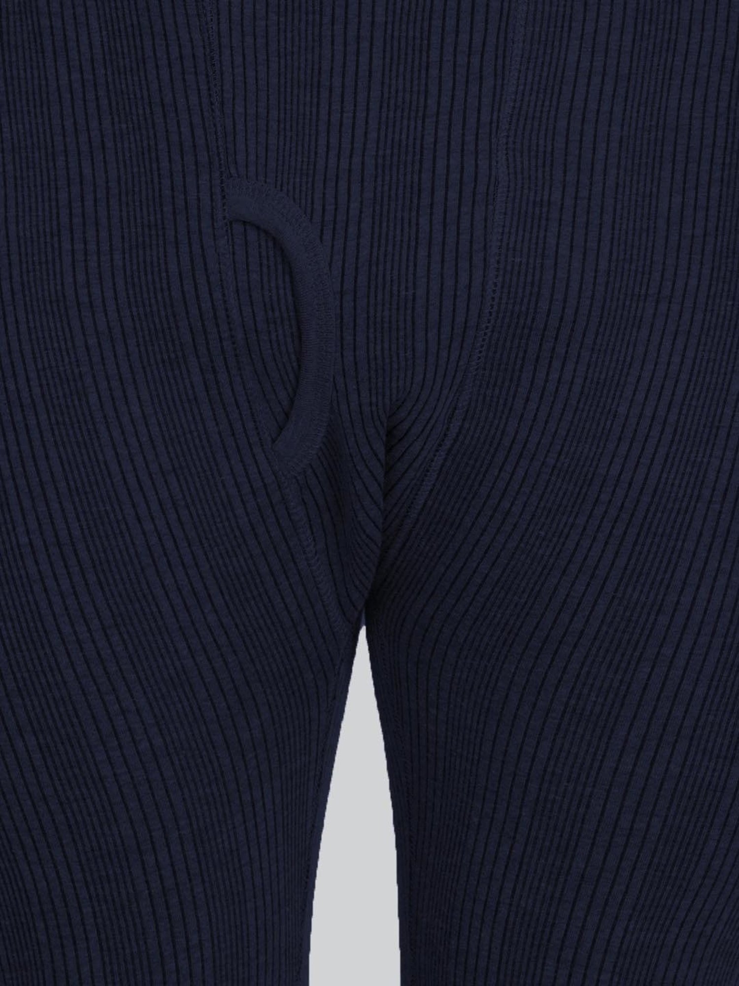 LUX Inferno Navy Skinny Fit Striped Thermal Bottoms