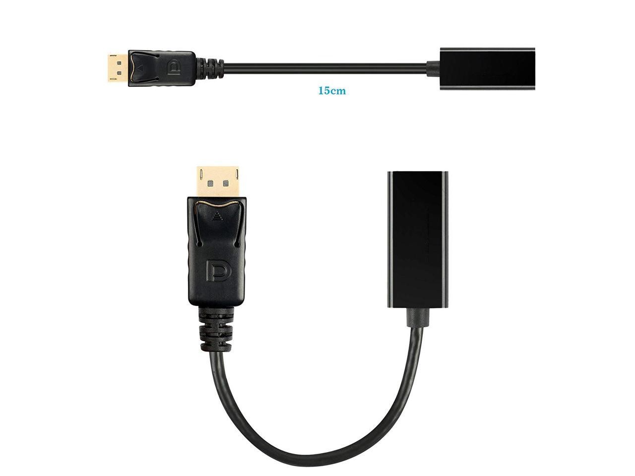 Display Port to HDMI Converter Werleo Displayport to HDMI Adapter Cable Male to Female for DisplayPort Enabled Desktops and Laptops to Connect to HDMI Displays adapter For for Lenovo Dell HP
