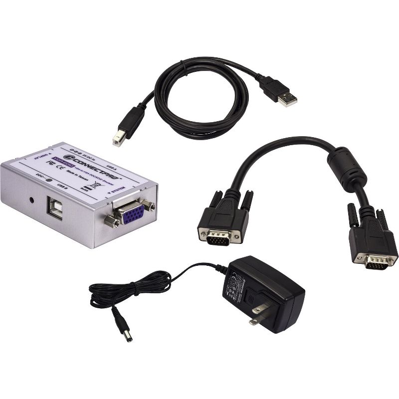 Connectpro VGA-EDID-KITU1 Video Emulator - USB - 1920 x 1200 - VGA - USB - External