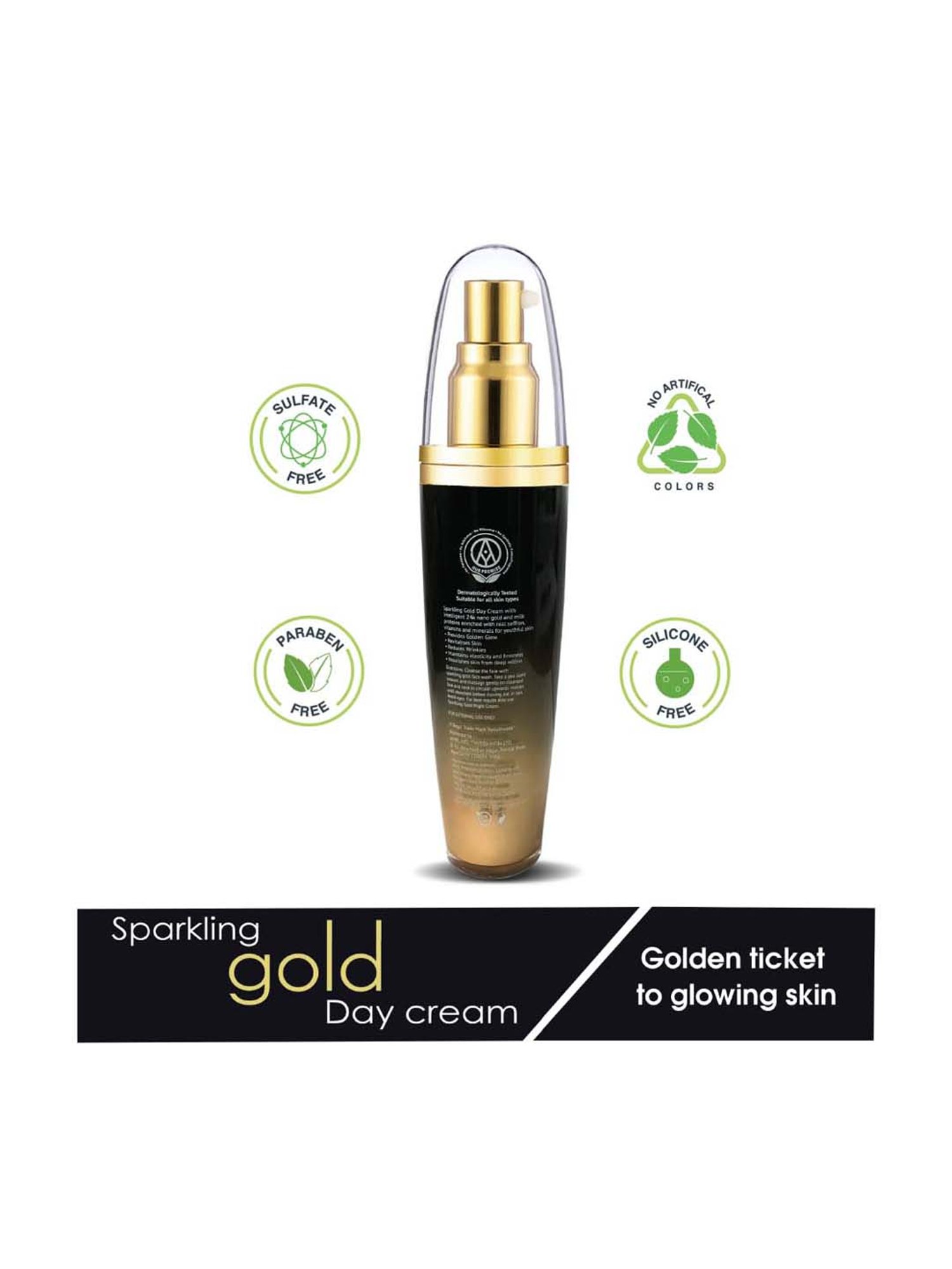 AyouthVeda Sparkling Gold Day Cream - 50 gm