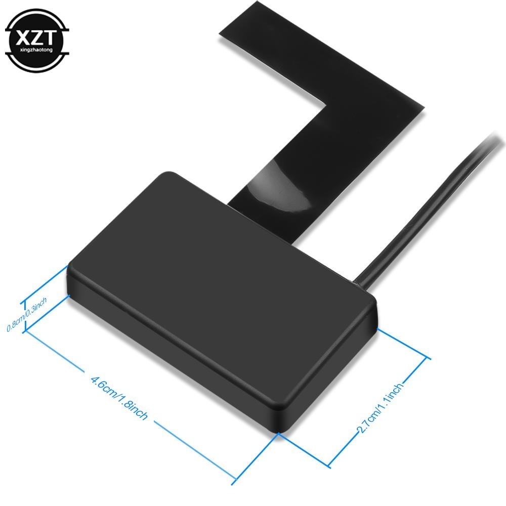 Universal SMB Connector Vehicle Active Radio Antenna DAB Digital Cat Radio Aerial Built in RF Amplifier Strong Stable Signal