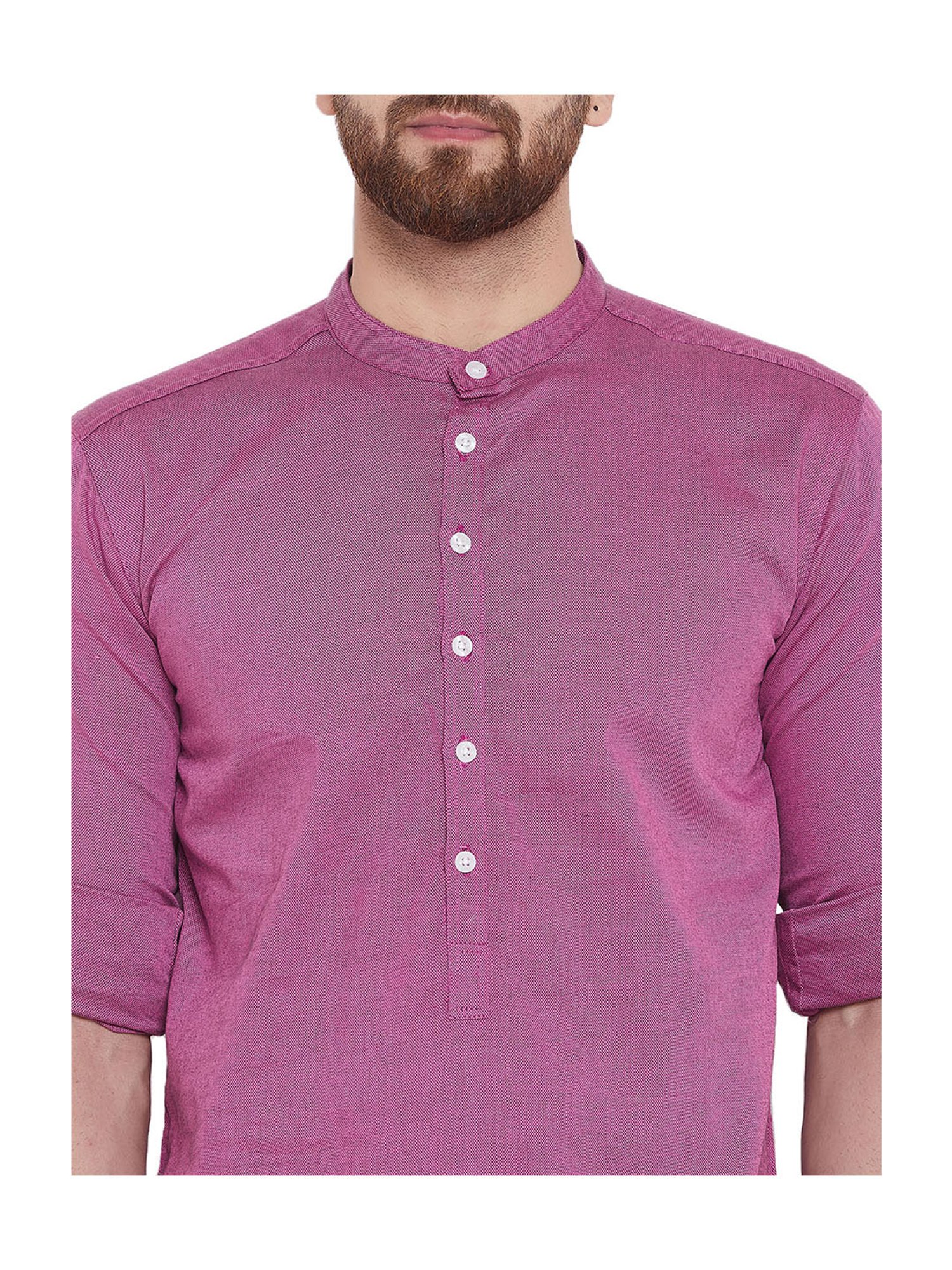 Even Pink Cotton Kurta