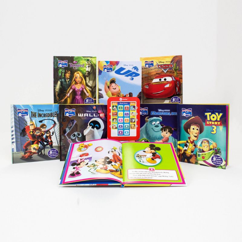 Pi Kids Disney Mickey Mouse and Pixar Friends! Electronic Me Reader 8-Book Library Boxed Set