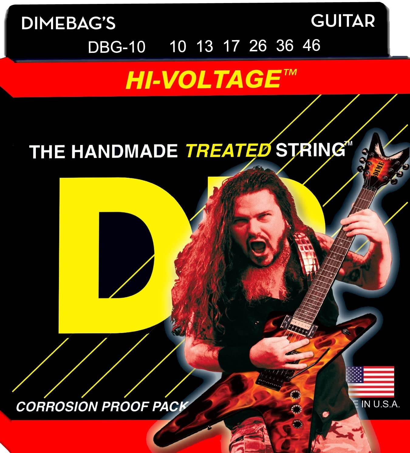 DR Hi-Voltage Dimebag Darrell Signature - Medium - Electric Guitar Strings