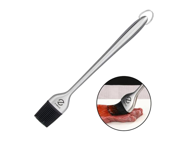 Z GRILLS Basting Brush Grilling BBQ Baking Pastry Oil Stainless Steel 2 Pack